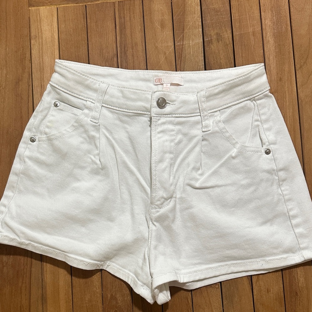 Gianni Bini White Jean Shorts